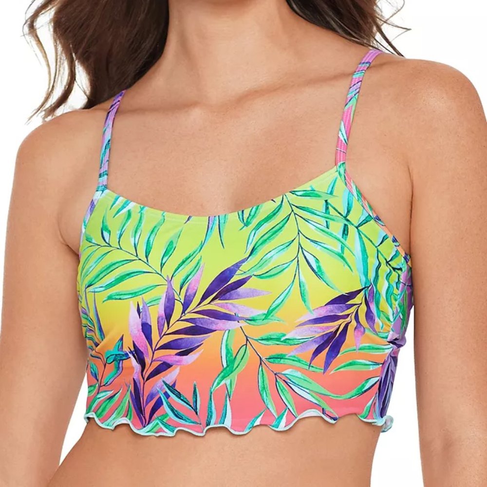 Salt + Cove Tropical Punch Printed Underwire Bikini Top